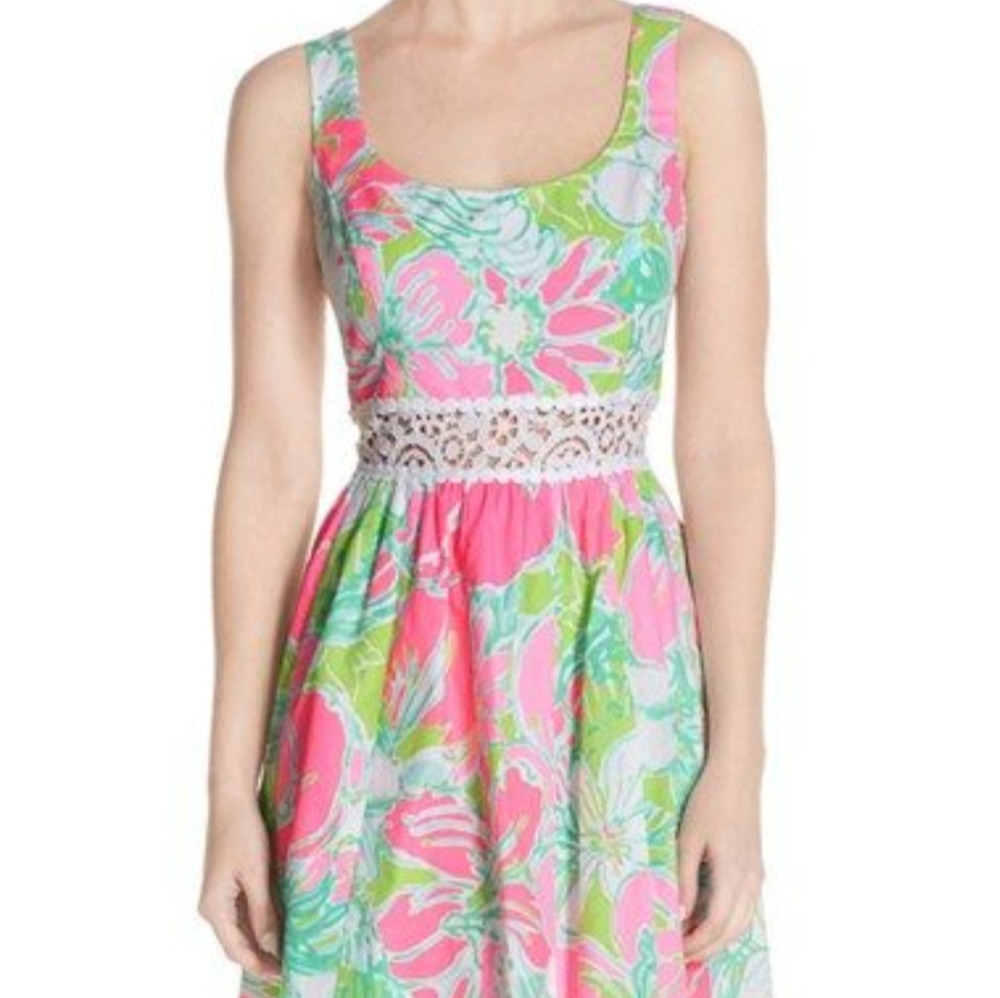 Lilly Pulitzer Rosemarie Dress Flamingo